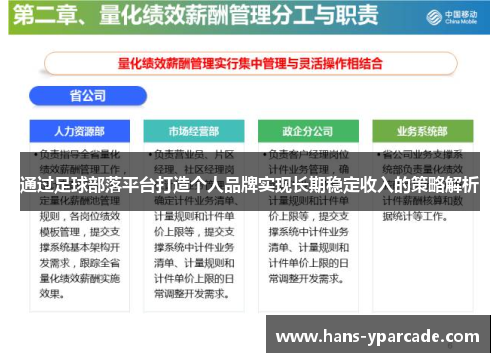 通过足球部落平台打造个人品牌实现长期稳定收入的策略解析 通过足球部落平台打造个人品牌实现长期稳定收入的策略解析